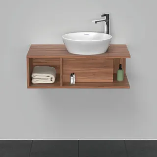 DU D-Neo WTU wandh.,1 offenes Fach l., 260x800x480mm, Nussbaum Natur