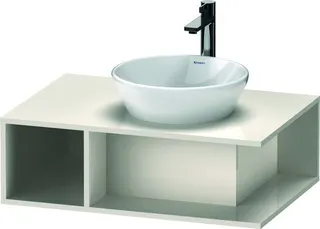 Duravit D-Neo WTU wandh.,1 offenes Fach l., 260x800x550mm, Weiß Hochglanz – Bild 3