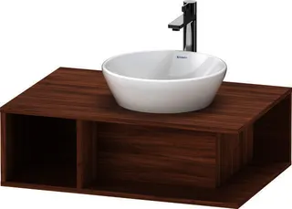 Duravit D-Neo WTU wandh.,1 offenes Fach l., 260x800x550mm, Nussbaum Natur – Bild 2