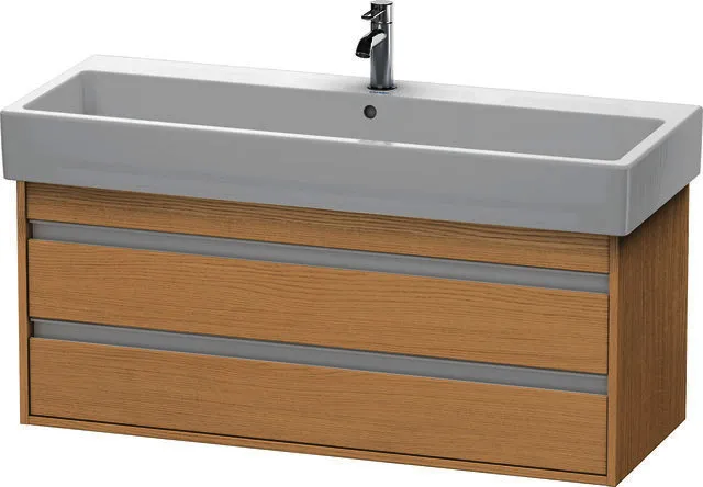 Duravit WTU wandhängend Ketho 440x1150x480mm 2 SchKa, für 045412, Eiche Natur