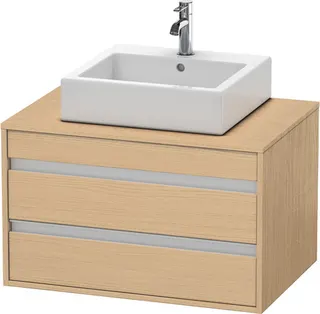 DU WTU wandhängend Ketho 550x800x496mm 2 SchKa, für ASB mi., Eiche Natur