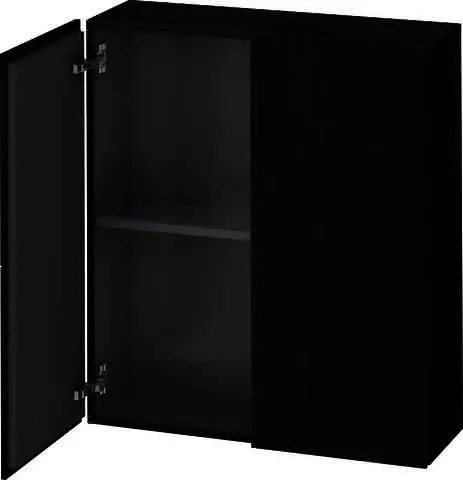 Duravit Halbhochschrank L-Cube 243x700x800mm 2 Türen, Eiche Schwarz