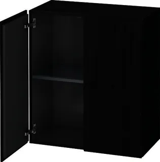 Duravit Halbhochschrank L-Cube 363x700x800mm 2 Türen, Eiche Schwarz