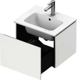 Duravit WTU L-Cube wandhängend, 1 Auszug 400x520x421mm, Weiß Matt – Bild 4