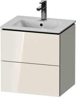 Duravit WTU L-Cube wandhängend, 2 Schubk. 500x520x421mm, Weiß Hochglanz – Bild 2