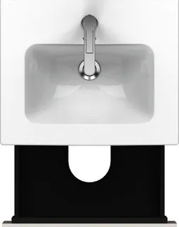 Duravit WTU L-Cube wandhängend, 2 Schubk. 500x520x421mm, Weiß Hochglanz – Bild 3