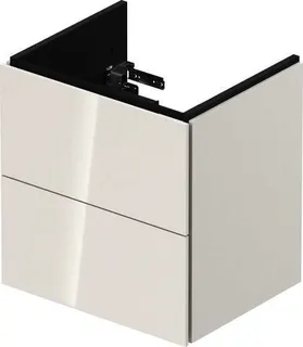 Duravit WTU L-Cube wandhängend, 2 Schubk. 500x520x421mm, Weiß Hochglanz – Bild 4
