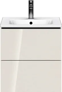Duravit WTU L-Cube wandhängend, 2 Schubk. 500x520x421mm, Weiß Hochglanz – Bild 5