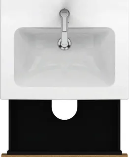 Duravit WTU wandh. L-Cube 481x620x550mm 2 SchKa, f.233663, Eiche Natur
