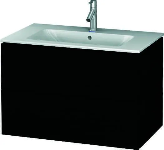 Duravit WTU wandhängend L-Cube 481x820x550mm 2 SchKa, f.233683, Eiche Schwarz