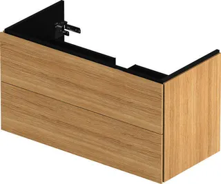 DU WTU wandhängend L-Cube 481x1020x550mm 2 SchKa, f.233610, Eiche Natur