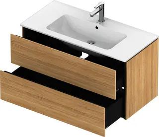 Duravit WTU wandhängend L-Cube 481x1020x550mm 2 SchKa, f.233610, Eiche Natur – Bild 3