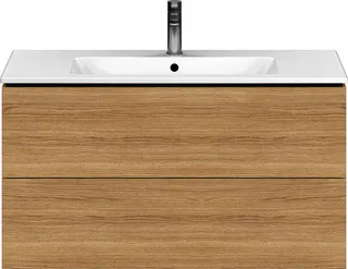 Duravit WTU wandhängend L-Cube 481x1020x550mm 2 SchKa, f.233610, Eiche Natur – Bild 5