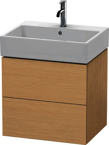 Duravit WTU L-Cube 544x584x459mm 2 Schubkästen, Eiche Natur