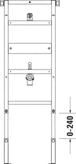 Duravit Verlängerungsset f.erhöht.Bodenaufbau Trockenbau – Bild 2