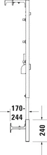Duravit Verlängerungsset f.erhöht.Bodenaufbau Trockenbau – Bild 4