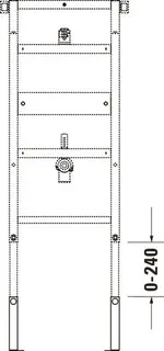 Duravit Verlängerungsset f.erhöht.Bodenaufbau Trockenbau – Bild 5