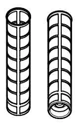 Grünbeck Ersatzfilterkerze BOXER KX, KDX 1 1/2", 2", 100 um, 2er P