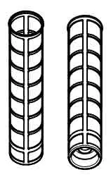 Grünbeck Ersatzfilterkerze BOXER KX, KDX 1 1/2", 2", 100 um, 2er P