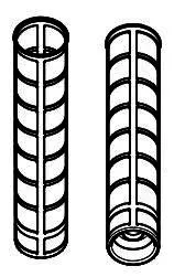 Grünbeck Ersatzfilterkerze BOXER KX, KDX 1 1/2", 2", 100 um, 2er P – Bild 2