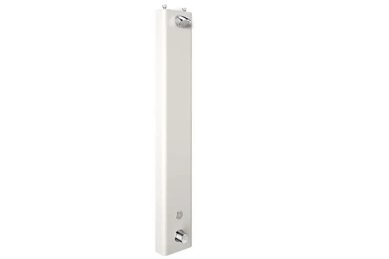 CONTI+ CONSMART el. PZ Duschpaneel Batt. Thermost. AVW-Weiß SHORTY DN15