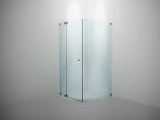 SP Omega -Seiteneinstieg 900x900x2000mm chrom/ESG