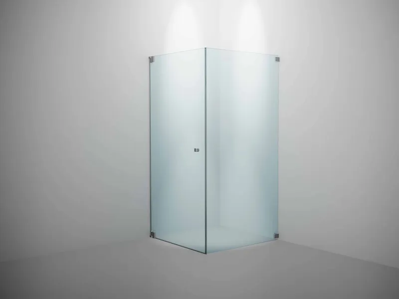 SP Omega -Pendeltür u. SW 1000x1000x2000mm chrom/ESG
