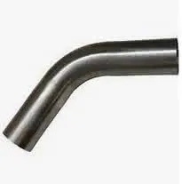 Bogen 45´ Edelstahl V2A D=54mm x 1,5mm ab 60kW und mehr als 12,5m Schlauchlänge