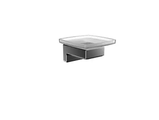 EC Seifenhalter cue 00100 Glasteil satiniert chr
