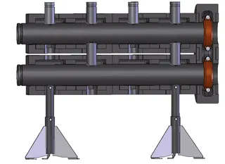 GD Verteilerbalken für Module DN 50