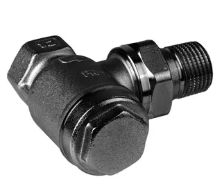 Resideo Rücklaufverschraubung Veramax Messing vernickelt, Eck, 3/4'' – Bild 3