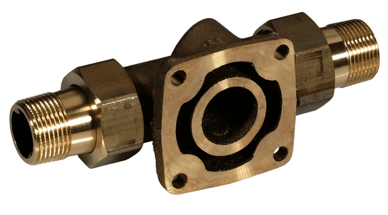 Resideo Drehbares Anschluss-Stück DA74CS Messing bleifrei, R 1, LFA