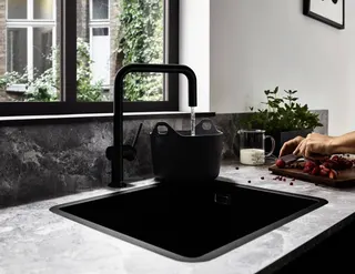 Hansgrohe Unterbauspüle 450 S510-U450 graphitschwarz – Bild 4