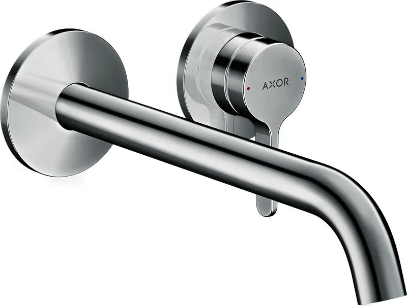 Hansgrohe Waschtischmischer Unterputz Axor One Fertigset mit Hebelgriff chrom