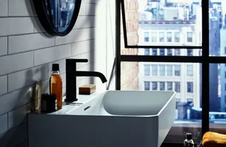 Hansgrohe Waschtischmischer 70 Axor One mit Hebelgriff ohne Ablaufg.mattschwarz – Bild 4