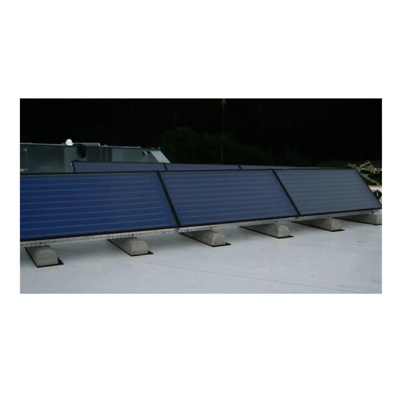 SOLARFOCUS FLACHDACHBEFESTIGUNGSMAT. FBA-4 BETONSOCKEL 45°