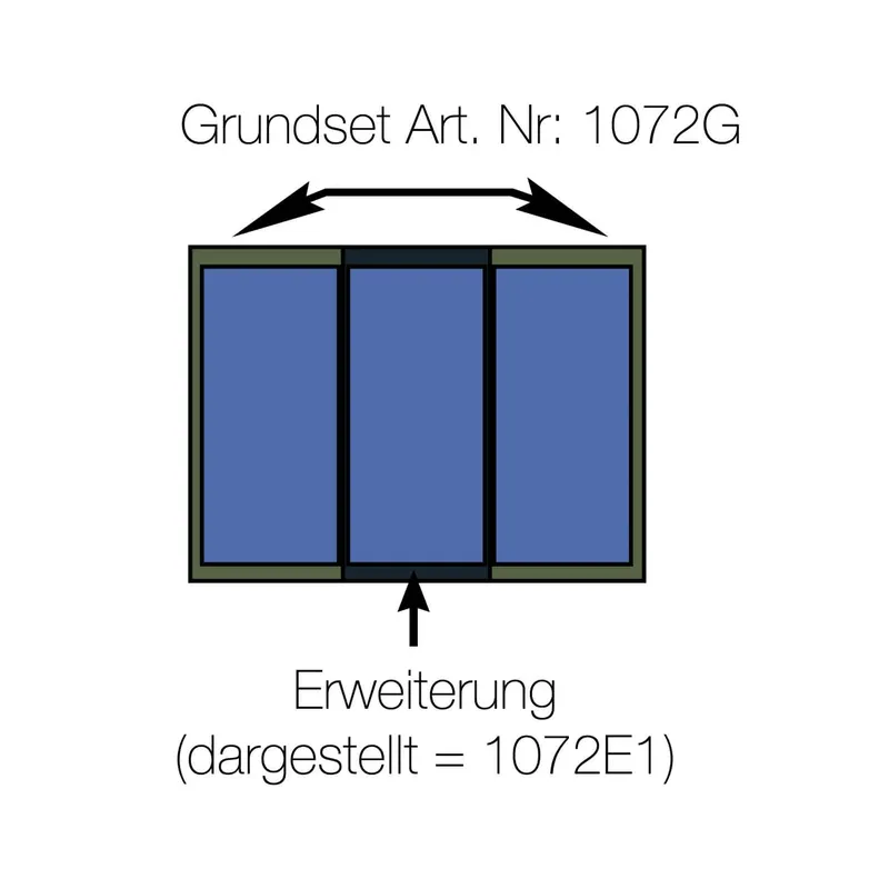 SOLARFOCUS KOLLEKTOR-EINFASSUNG CPC - EINREIHIG