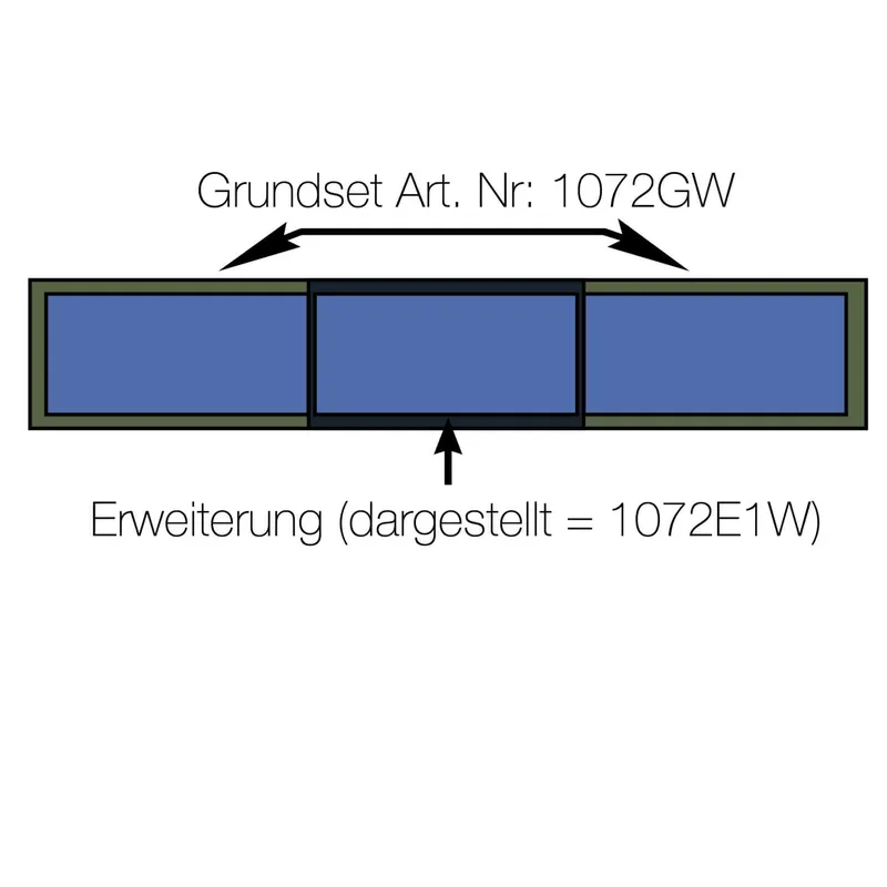 SOLARFOCUS KOLLEKTOR-EINFASSUNG CPC EINREIHIG ES WAAGRECHT