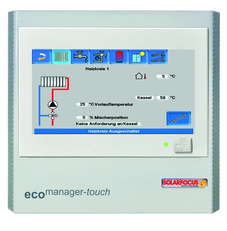 SOLARFOCUS ECOMANAGER-TOUCH AUFPUTZ