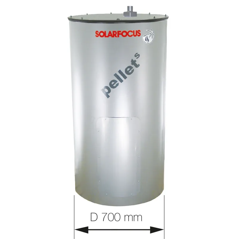 SOLARFOCUS PELLETSVORRATSBEHÄLTER m Saugsystem therminator II