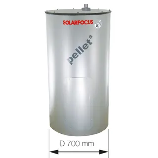 SOLARFOCUS PELLETSVORRATSBEHÄLTER m Saugsystem therminator II