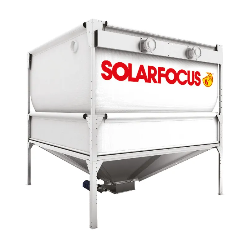 SOLARFOCUS PELLETSBOX SPEED für Saugaustragung 3,8 - 6,1 t