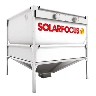 SOLARFOCUS PELLETSBOX SPEED 2,8 - 5,0 t mit Saugsonde
