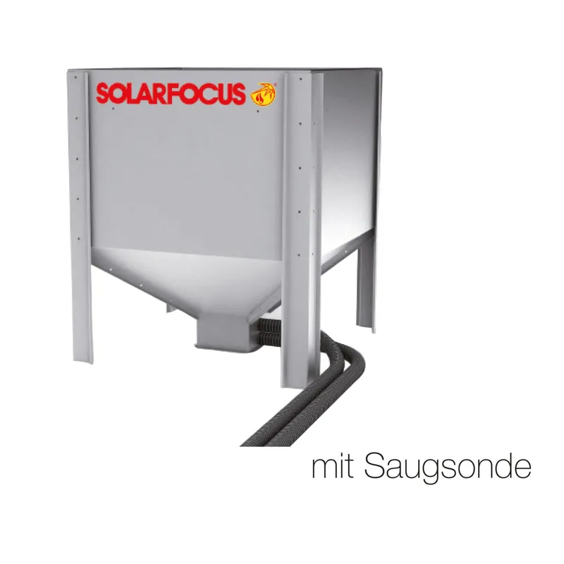 SOLARFOCUS PELLETSBOX S-manuell mit Saugsonde