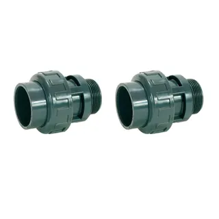 SOLARFOCUS KUNSTSTOFF- ANSCHLUSSVERSCHRAUBUNG 6/4" AG x 50