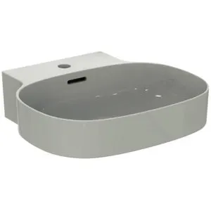Ideal Standard Waschtisch Linda-X 1 Hahnloch mit Überlauf 500x480x135mm geschliffen Weiß – Bild 1