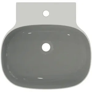 Ideal Standard Waschtisch Linda-X 1 Hahnloch mit Überlauf 500x480x135mm geschliffen Weiß – Bild 4