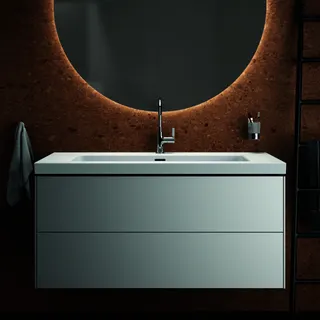 Ideal Standard Möbelwaschtisch Extra 1 Hahnloch mit Überlauf 1210x510x150mm Weiß mit IdealPlus – Bild 5