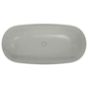 Ideal Standard freistehende Duo-Badewanne Linda-X m.Ablauf, 1738x850x495mm Weiß – Bild 2