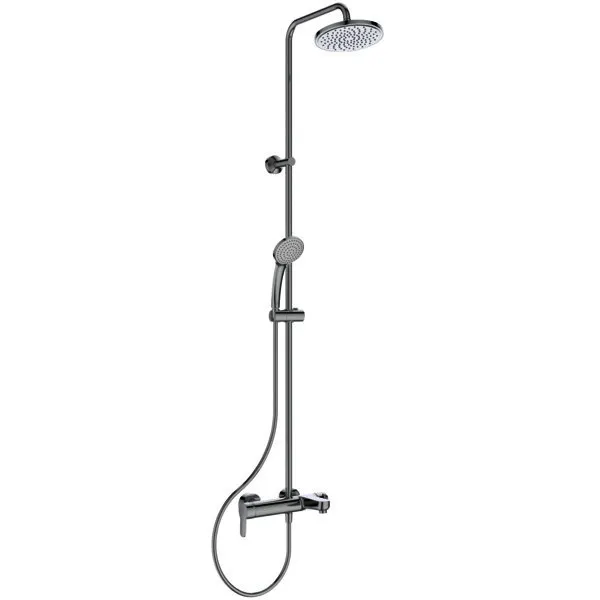 IS Duschsystem Cerafine O mit Badearmatur Chrom